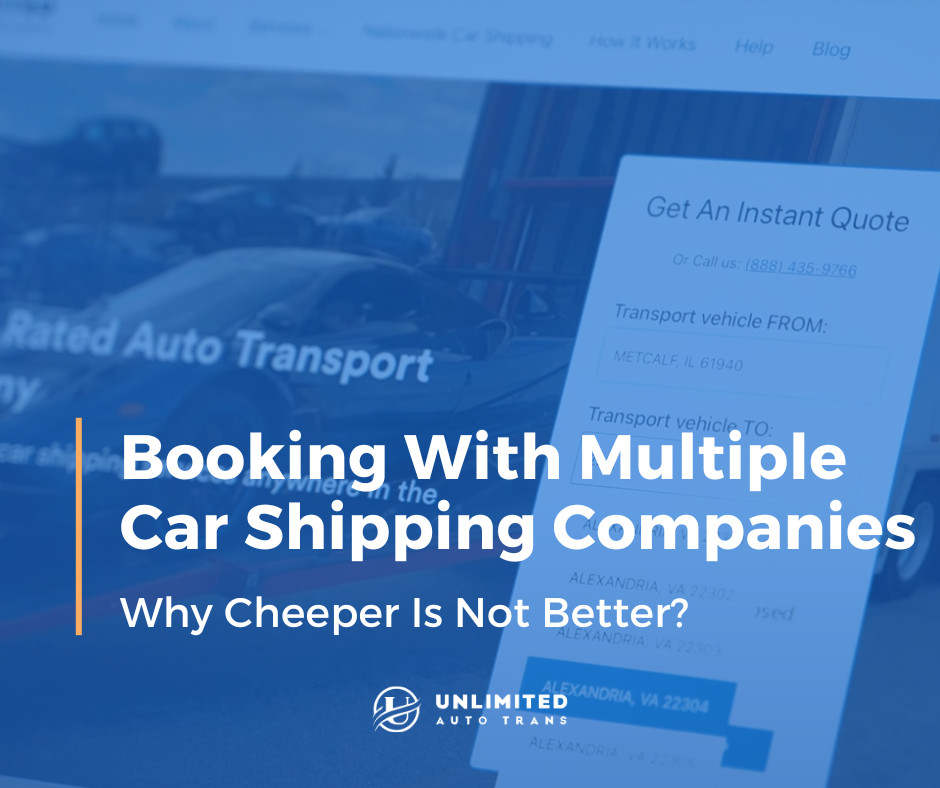 booking with multiple auto transport companies