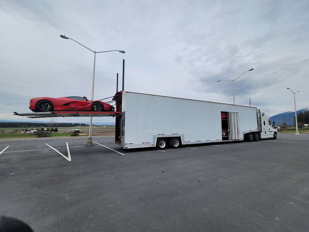 types of trailers and trucks used for car shipping: enclosed carrier