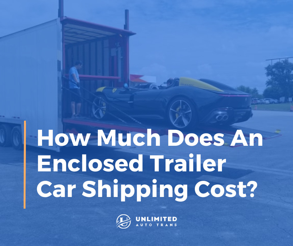 enclosed trailer car shipping cost