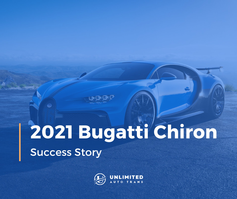 2021 Bugatti Chiron Los Angeles, CA to Dallas, TX