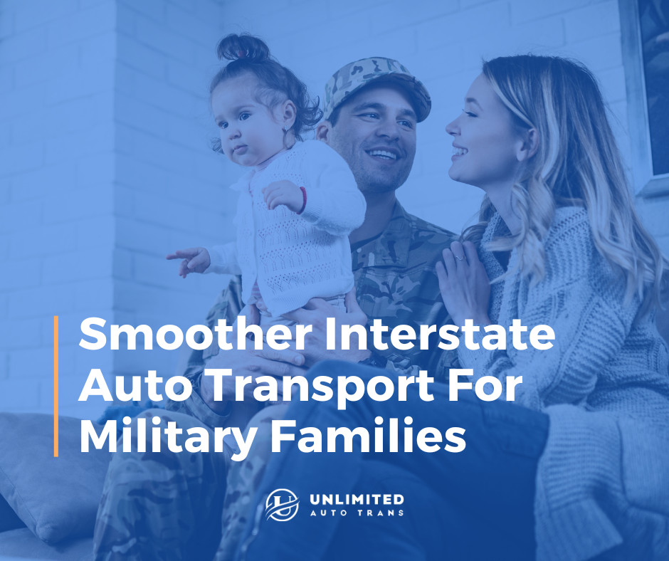 text on the background of а man from the military hugging his wife and daughter